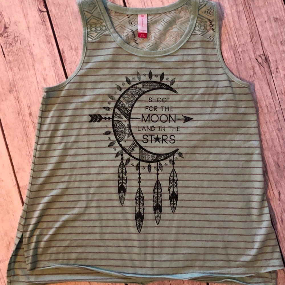 Light blue tank top